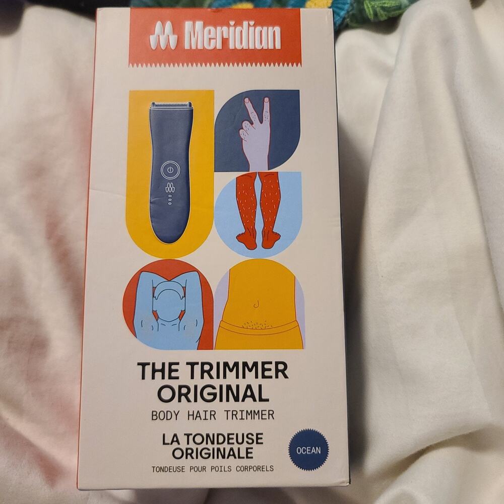 Meridian The Original Body Hair Trimmer Onyx NIB Free Ship B69